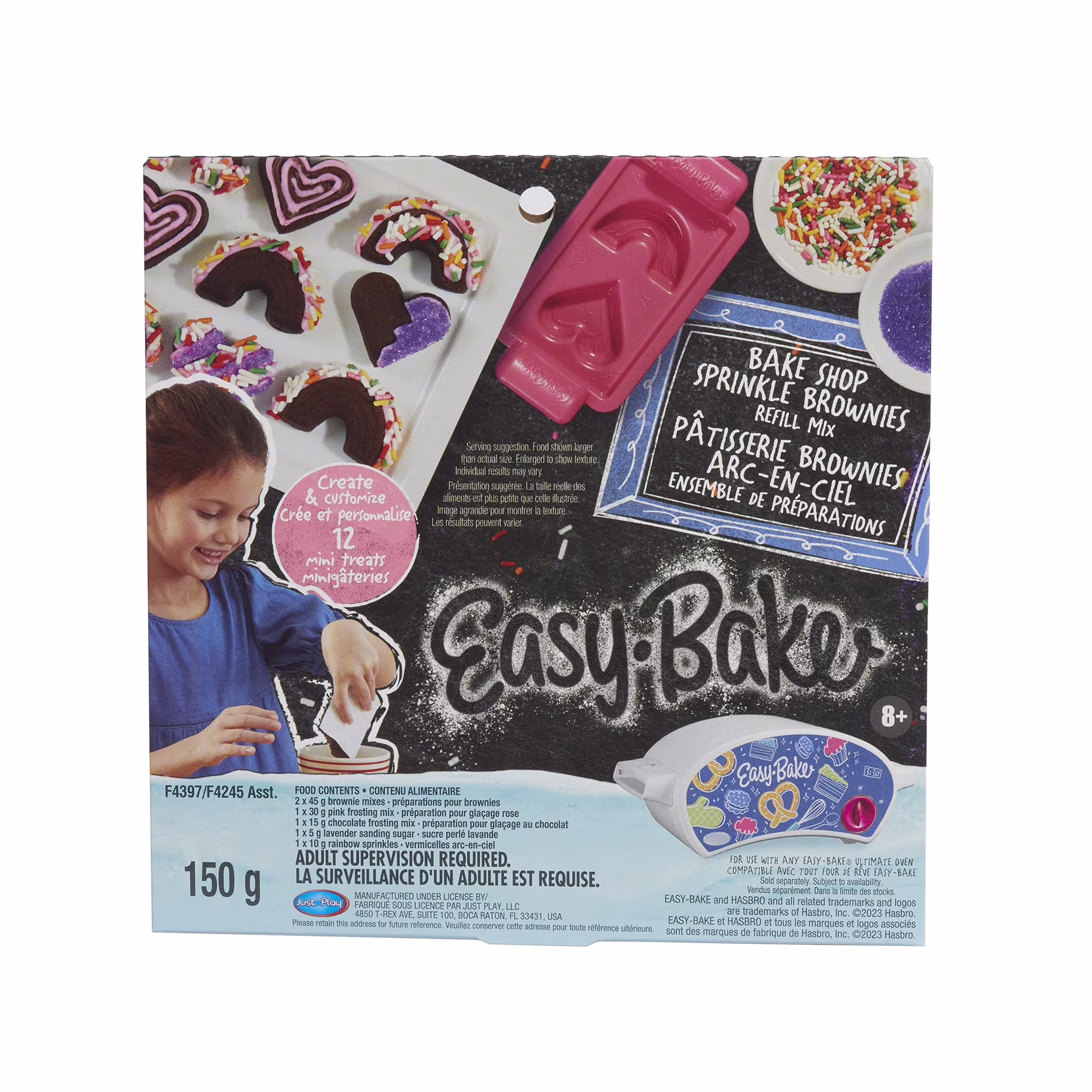 Recharge de mélange pour brownies saupoudrés pour four easy-bake ultimate