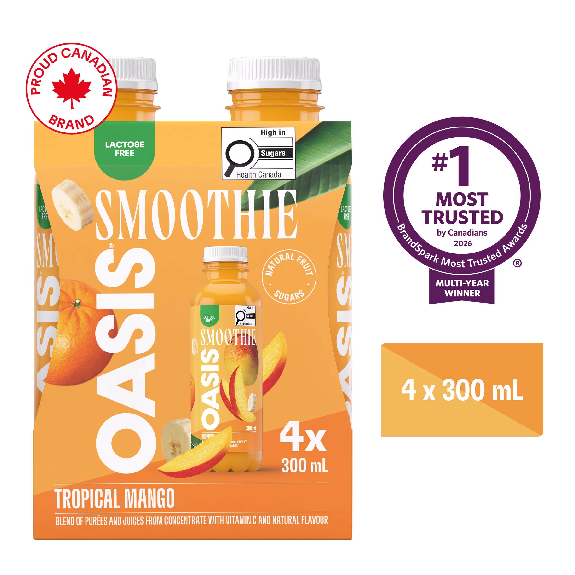 OASIS MANGUE TROPICALE SMOOTHIE 300 ml