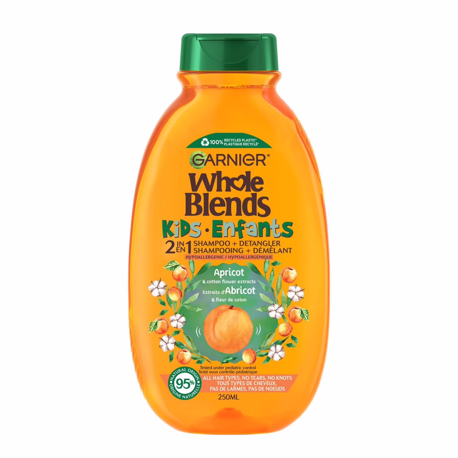 Shampooing pour enfants, abricot