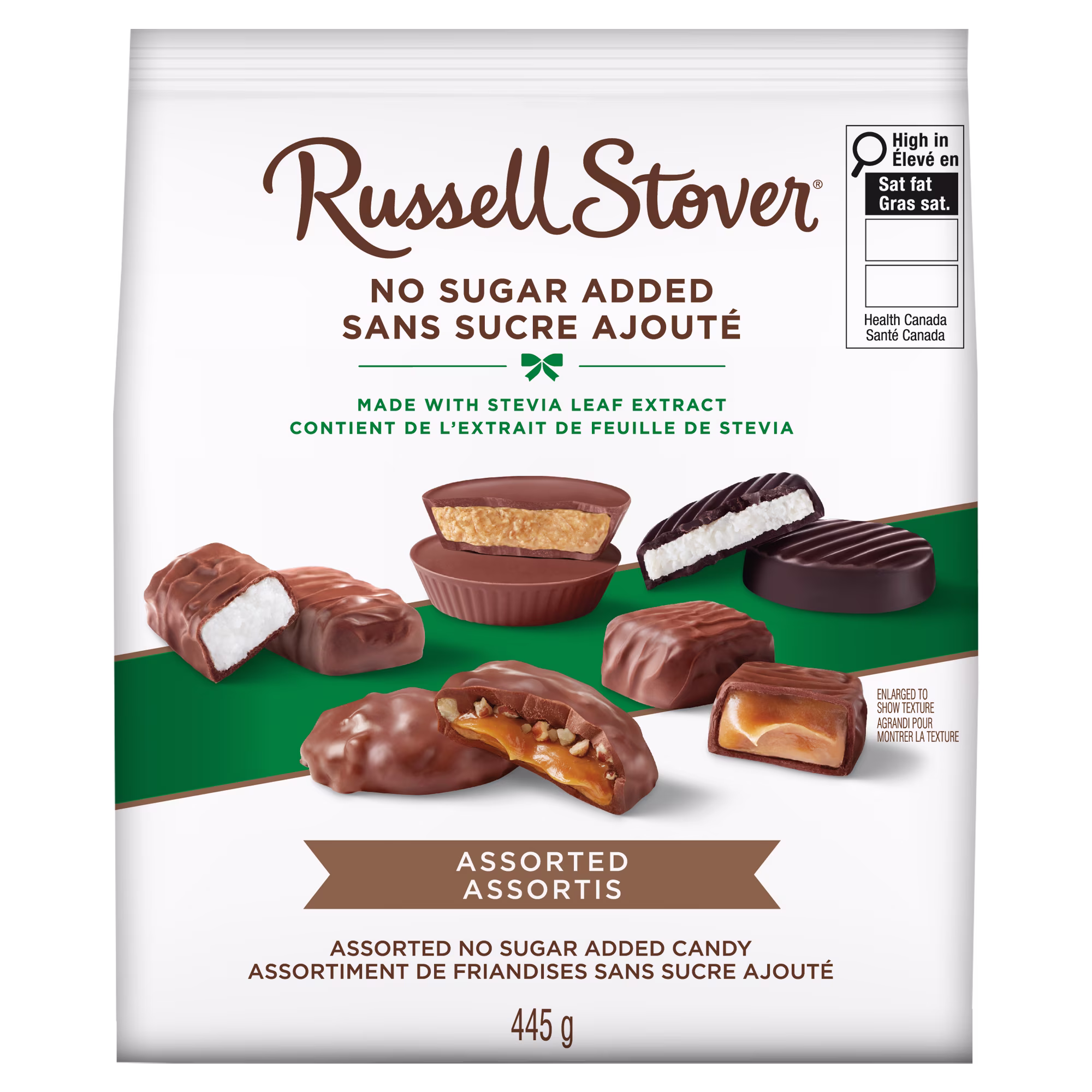 Sac de chocolats assortis sans sucre ajouté russell stover.  rs sac ssa gousset ast 3x