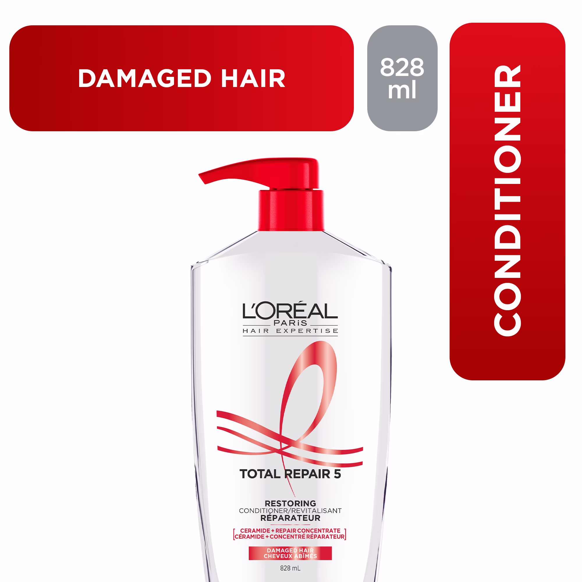 L'oreal paris hair expertise total repair 5 revitalisant cheveux abimes