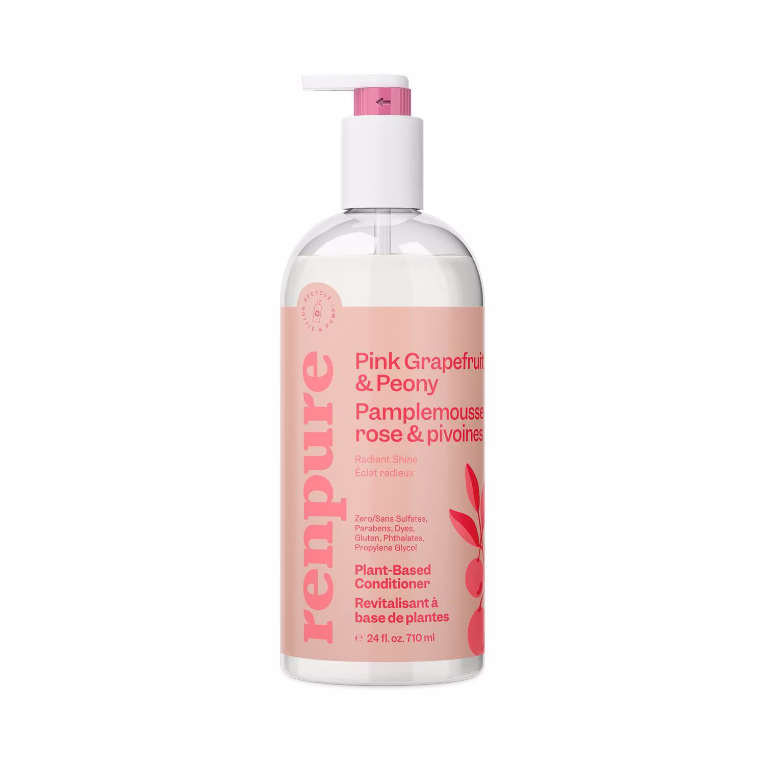 Renpure pamplemousse rose & pivoines éclat radieux revitalisant