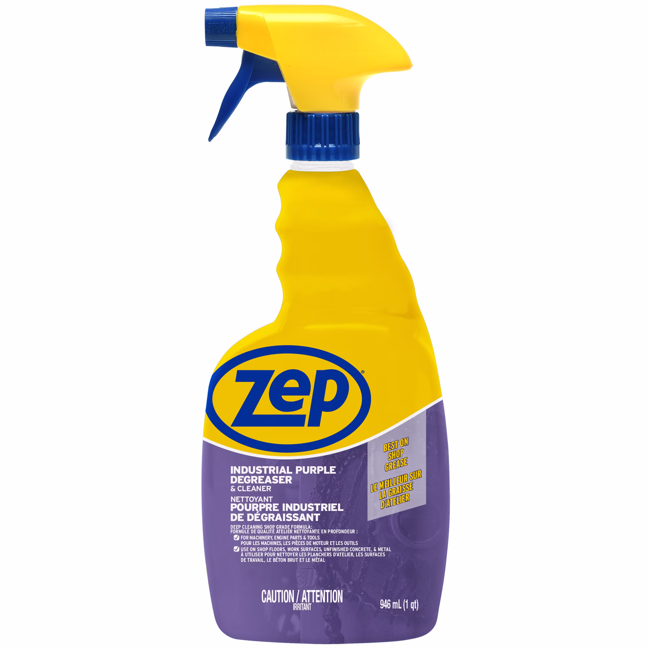 Dégraissant en vaporisateur mauve zep.