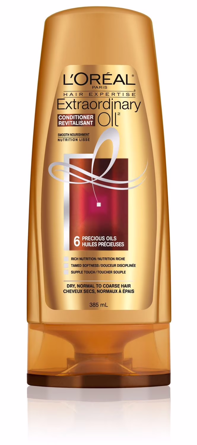 L'oréal paris après-shampooing extraordinaire aux huiles précieuses.