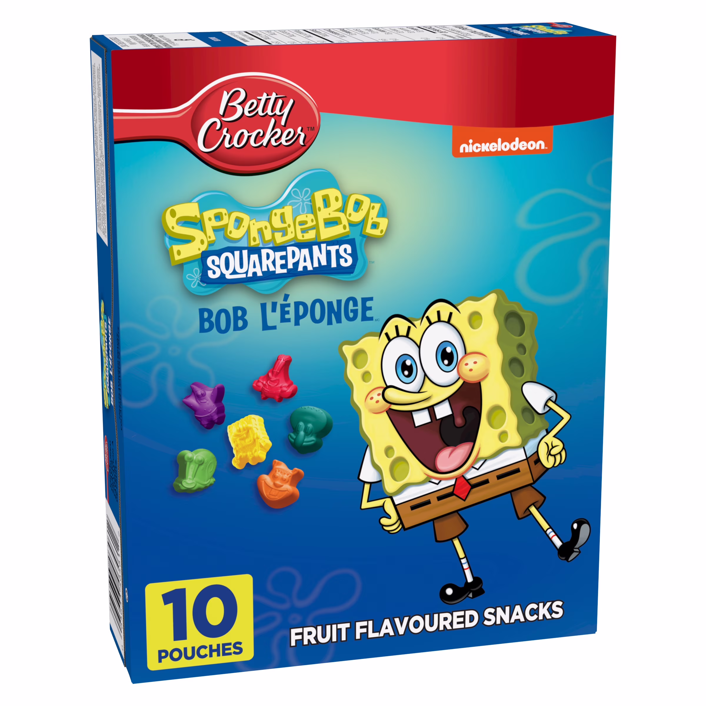 Collations à saveur de fruits SpongeBob SquarePants Édition animation