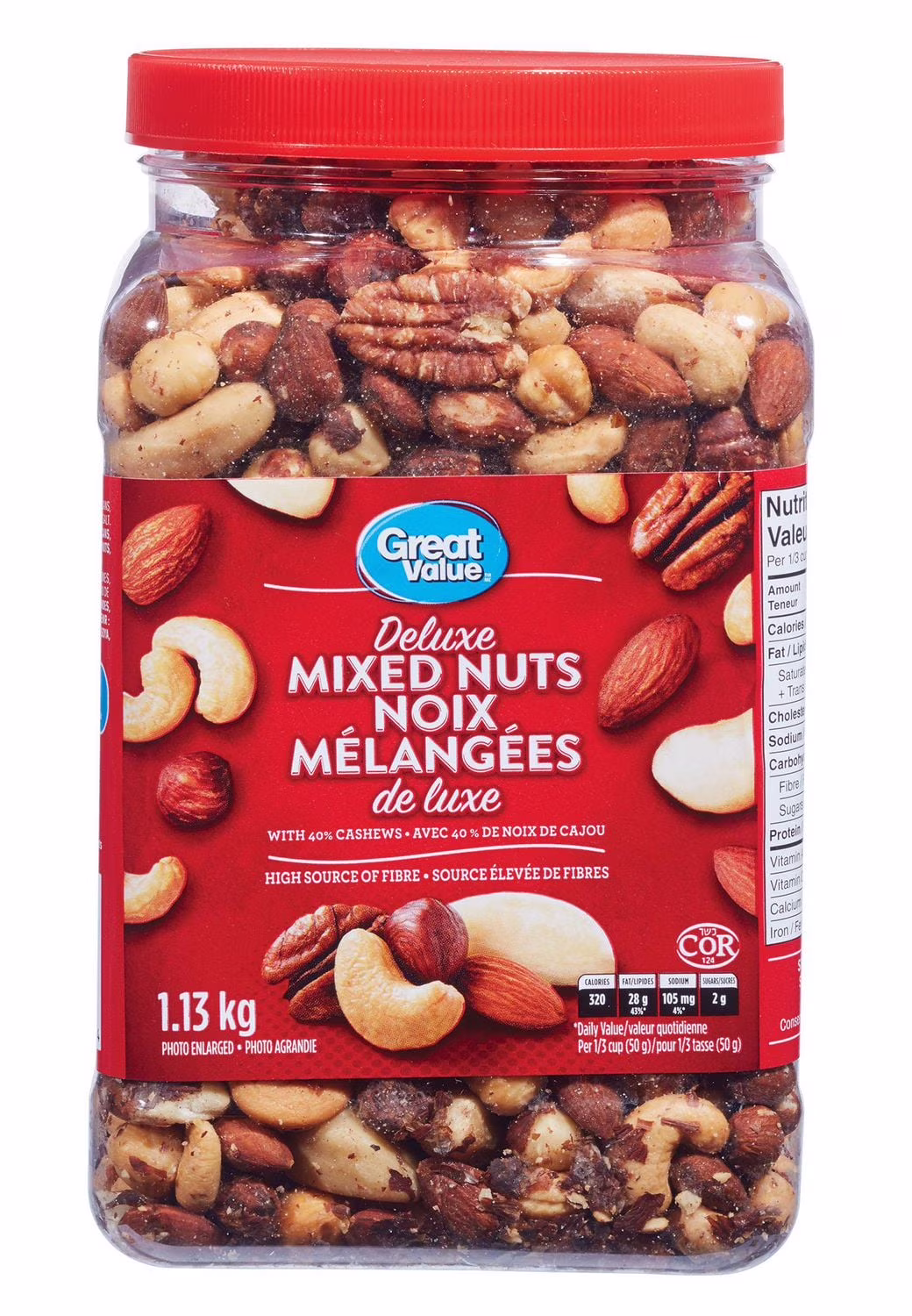 Noix mélangées de luxe great value