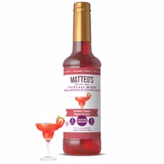 Matteo's sirop aromatisant sans sucre pour café. daiquiri à la fraise. délicieux sirop de café. 0 calories. 0 sucre. compatible keto (. bouteille unique)