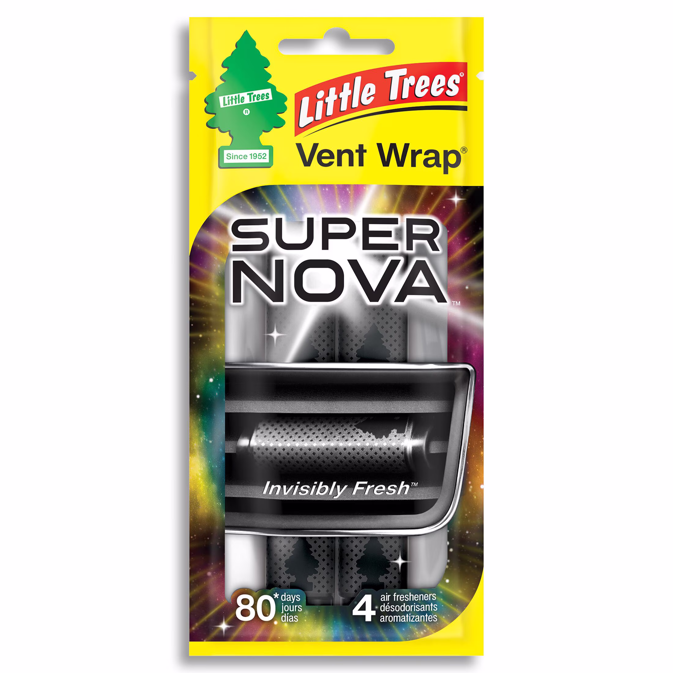 Little trees assainisseur d'air vent wrap supernova 4-pack