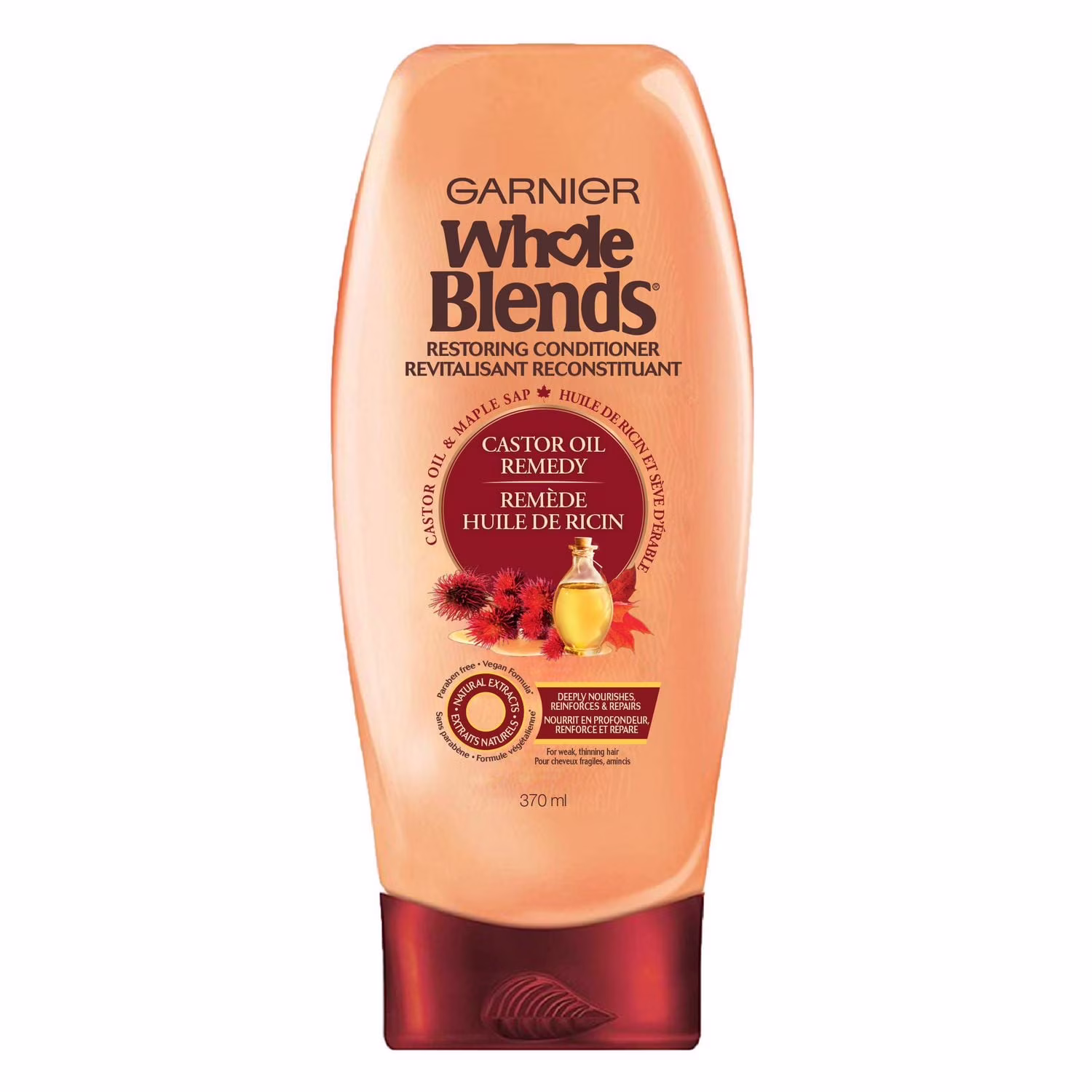 Garnier whole blends huile de ricin remède huile de ricin revitalisant