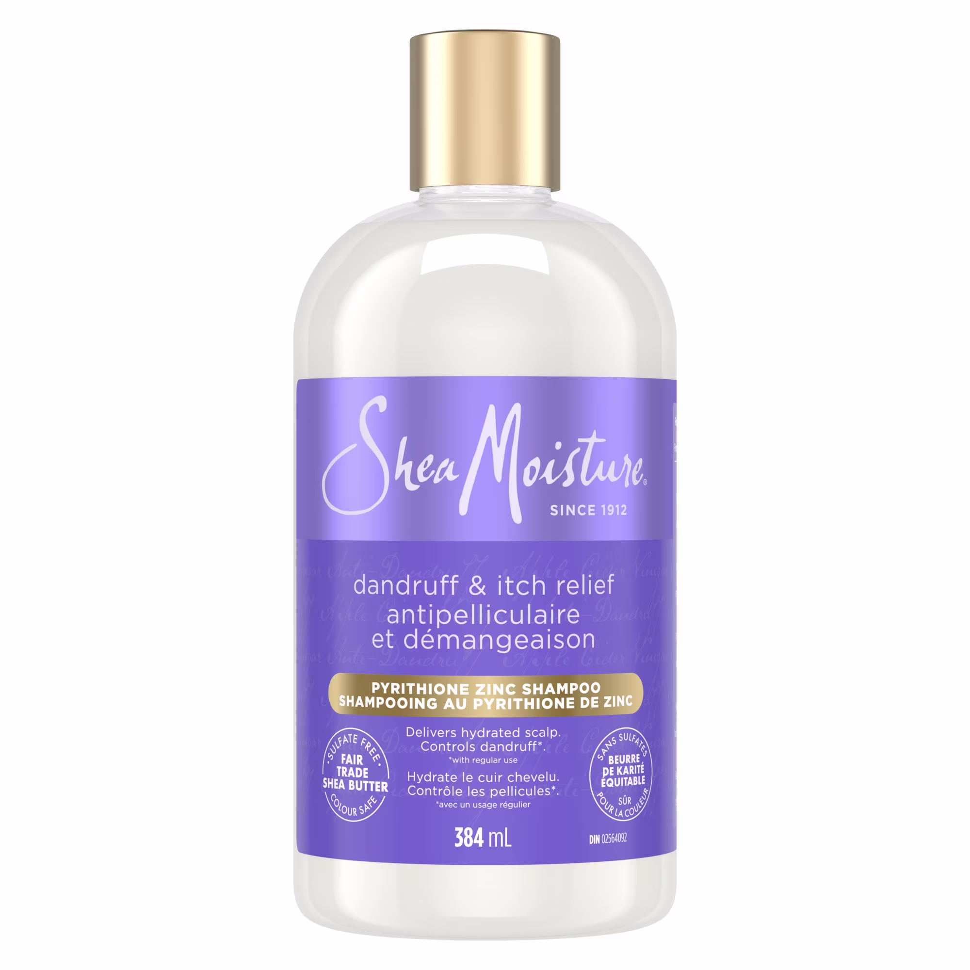 Shampooing au vinaigre de cidre & acide salicylique sheamoisture  antipelliculaire élimine les résidus et favorise un cuir chevelu plus sain.