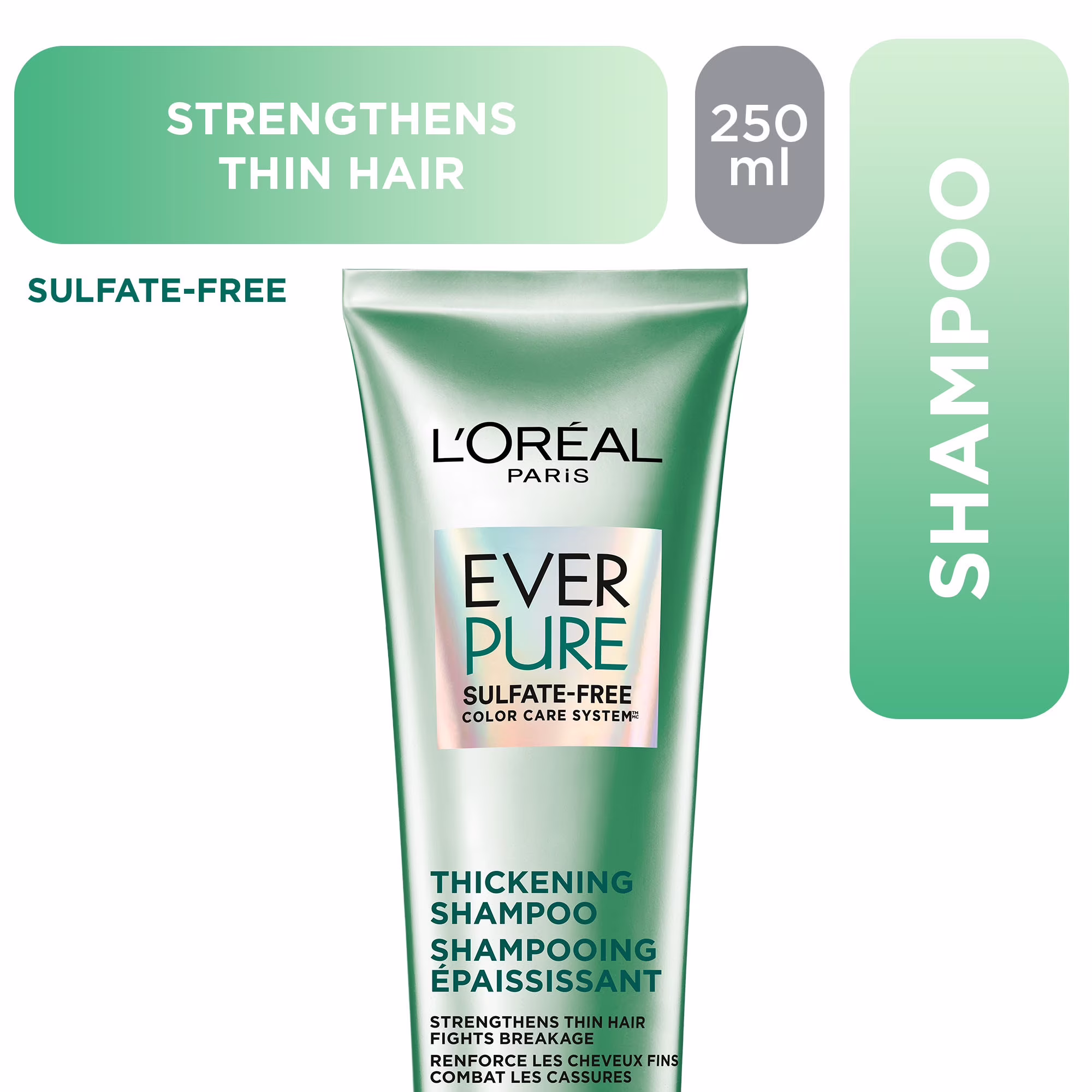 Everpure épaississement. shampooing sans sulfates.