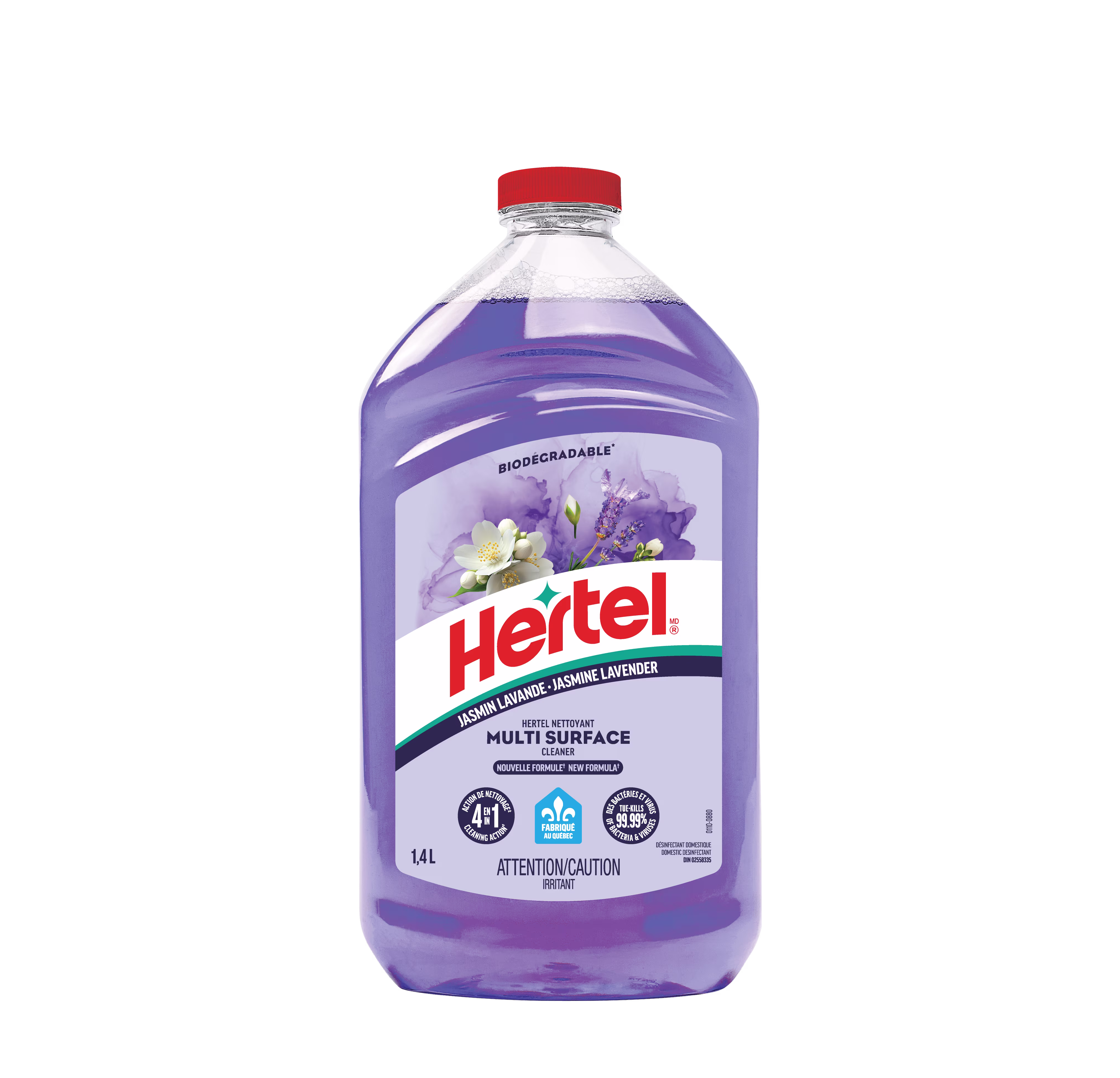 Désinfectant domestique jasmin lavande nettoyant multi surface