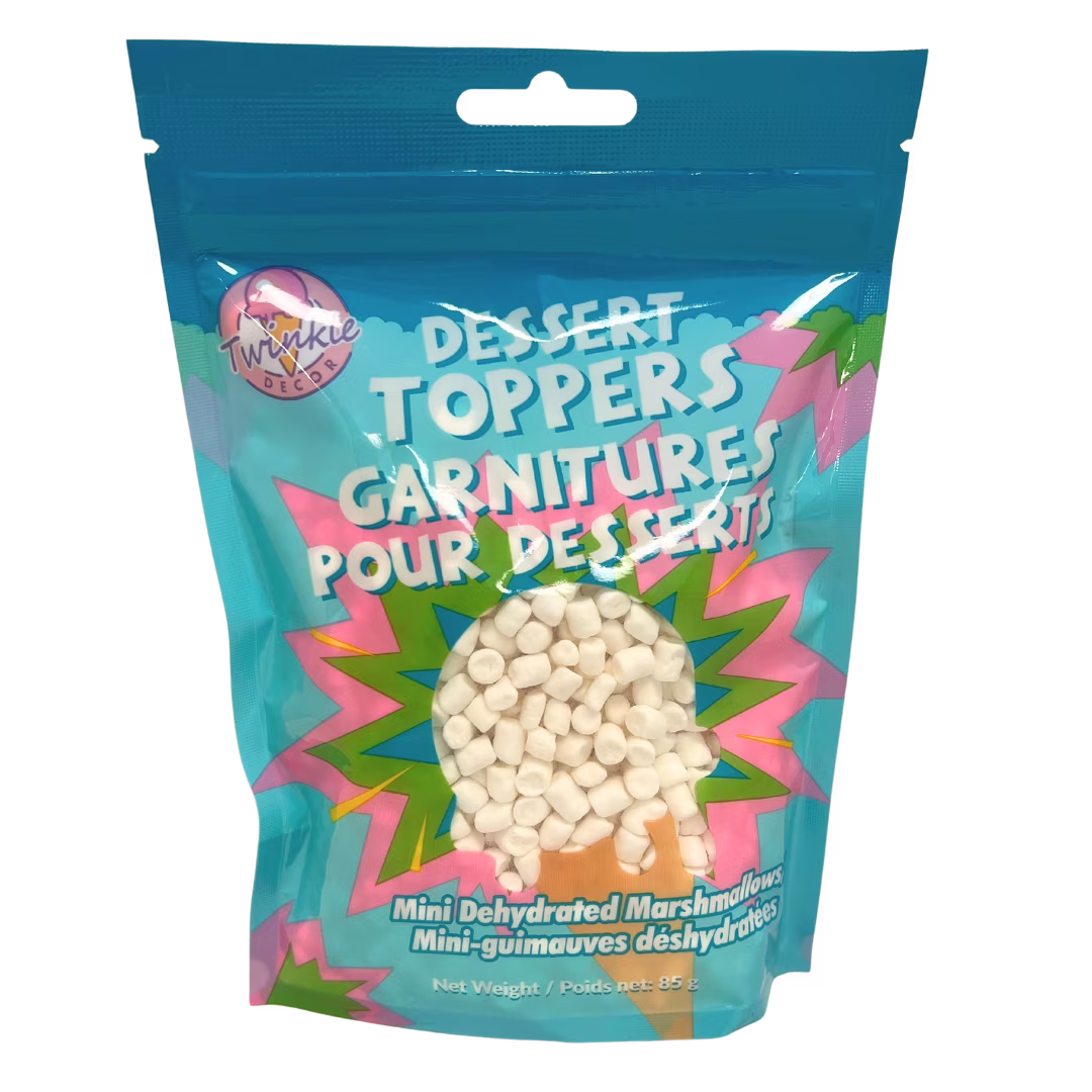 Garnitures pour desserts Mini-guimauves déshydratées