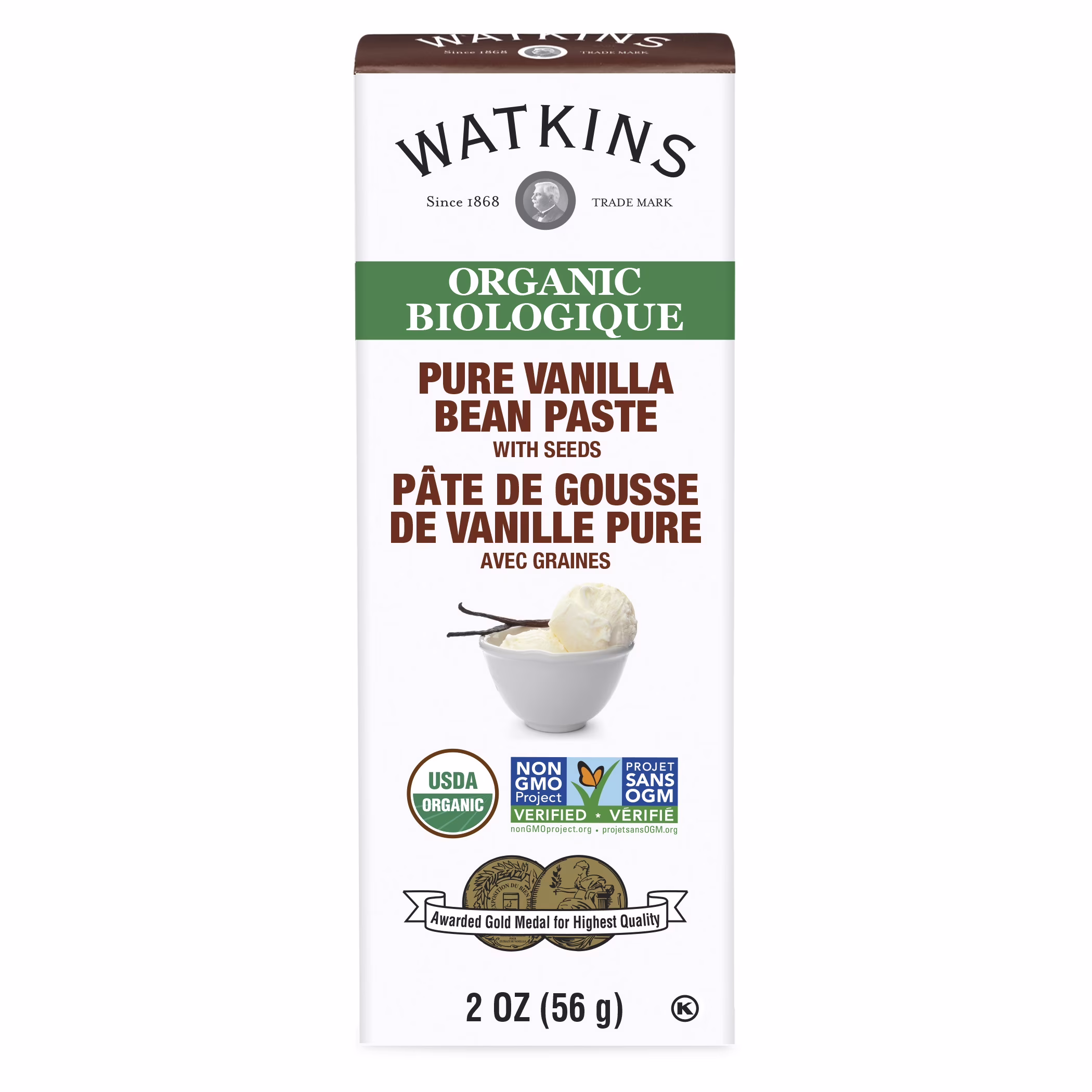 Pâte de gousse de vanille biologique watkins watkins pâte de gousse de vanille biologique.