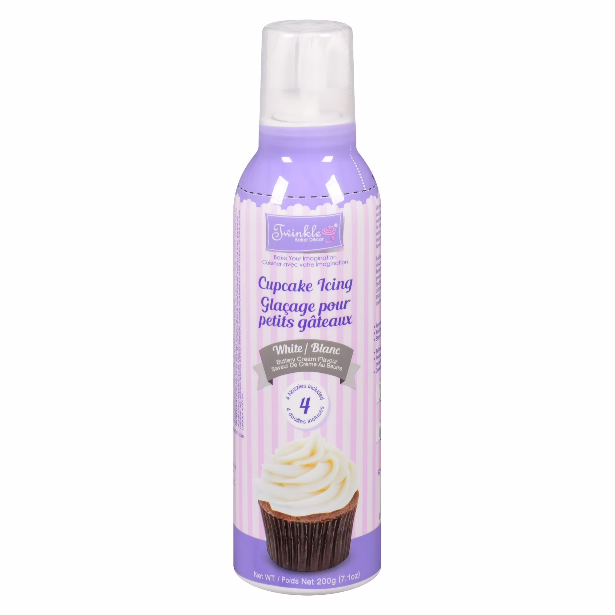 Glaçage blanc pour petits gâteaux twinkle poids net