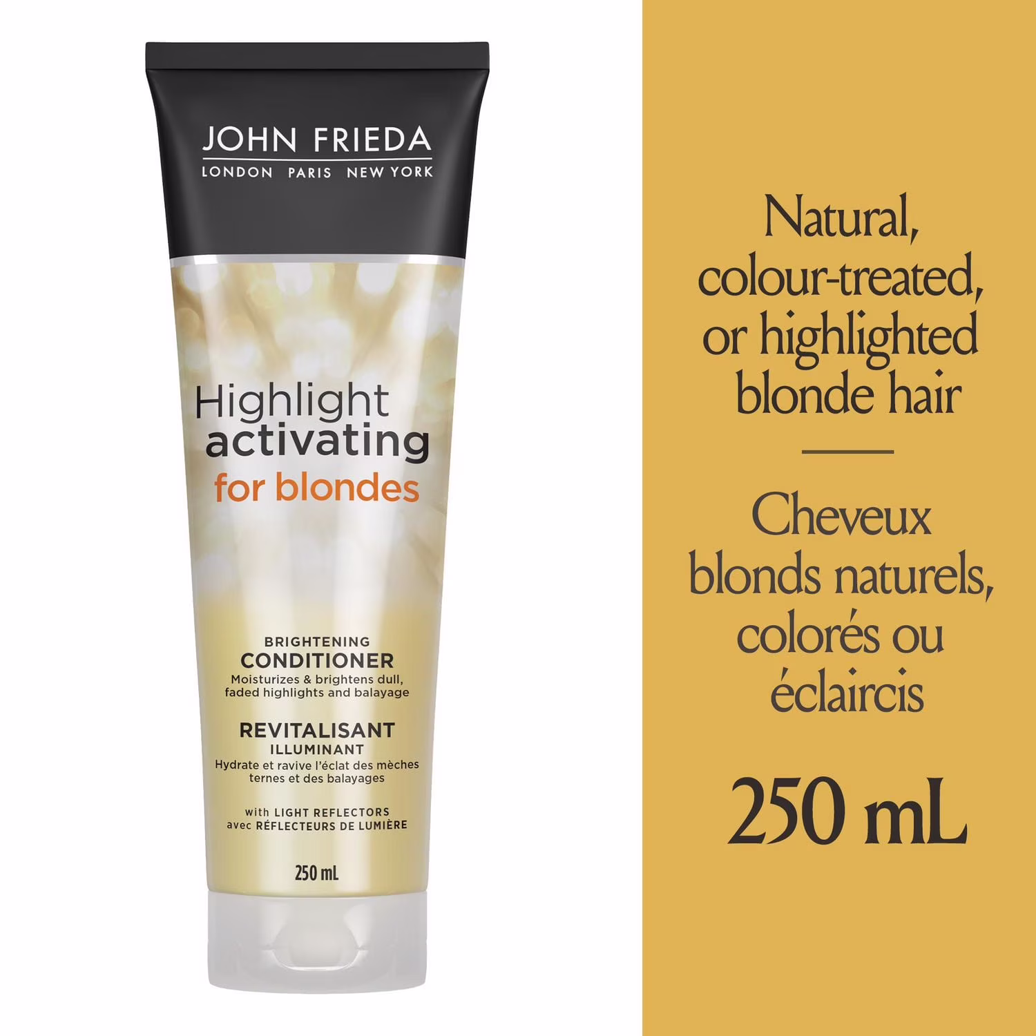 John frieda revitalisant illuminant activateur de reflets pour restaurer les cheveux blonds ternes