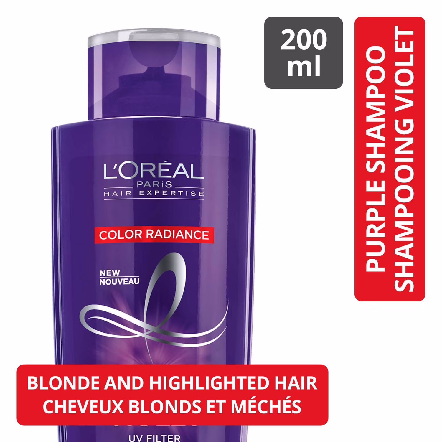 Loreal paris hair expertise shampooing violet color radiance