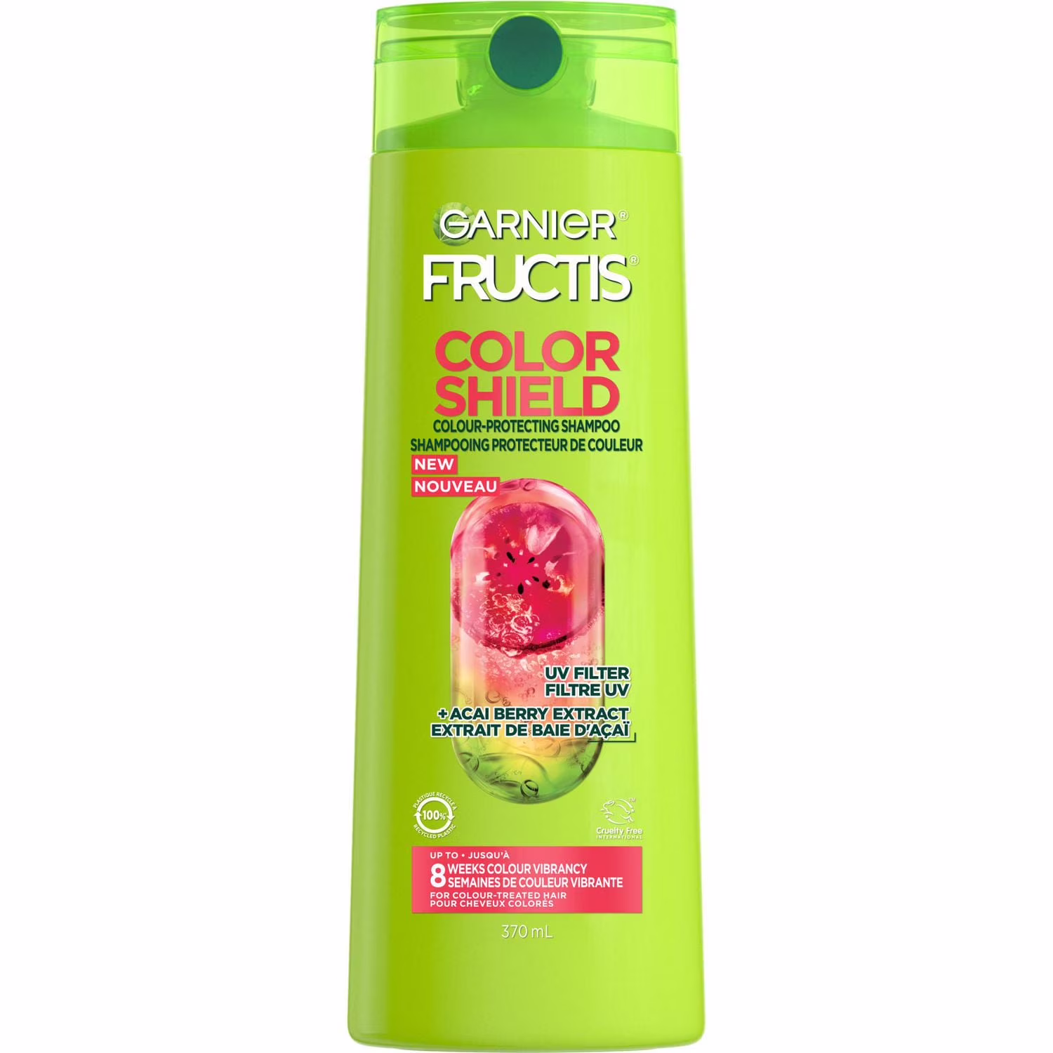 Shampooing fortifiant avec baie d‘açai pour cheveux colorés