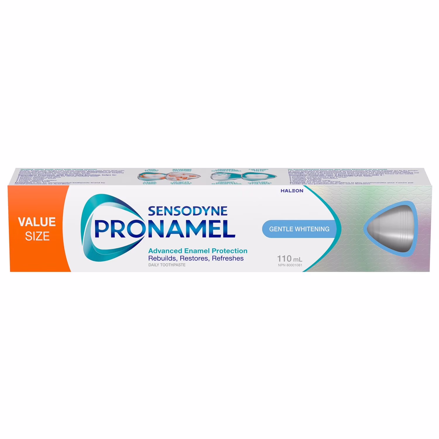 Dentifrice contre la carie blanchissant doux à saveur de Brise menthe®