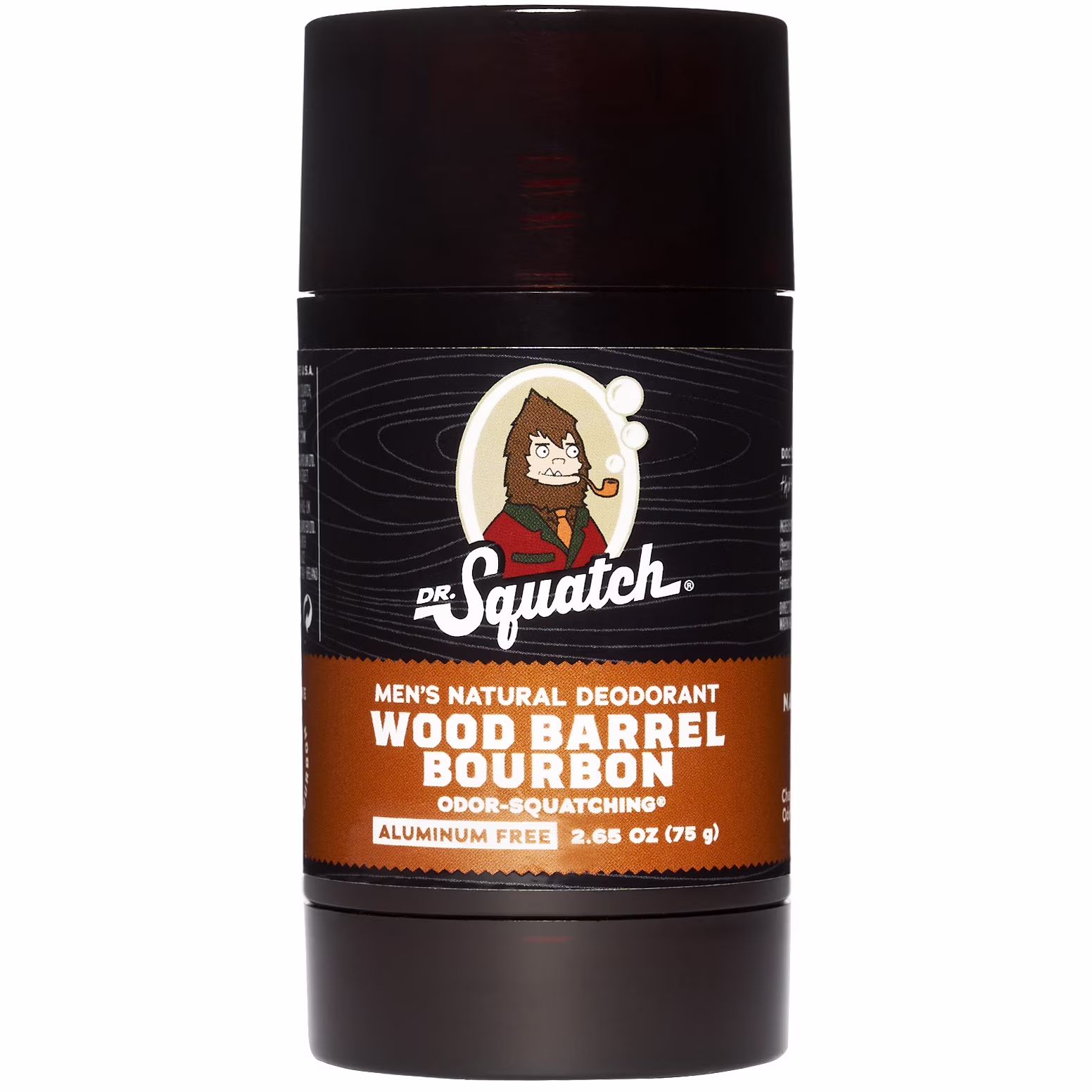 Dr. squatch déodorant naturel pour homme wood barrel bourbon