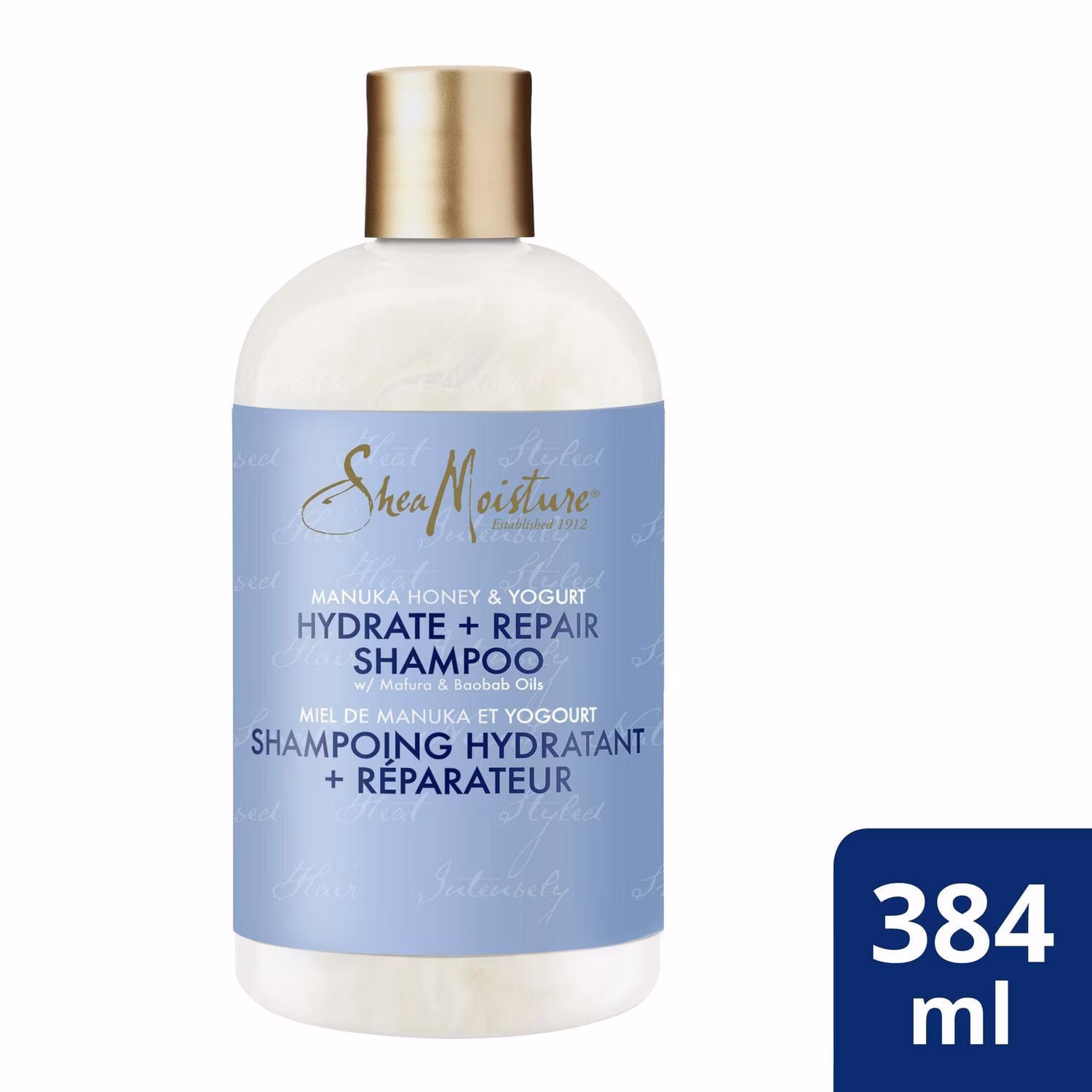 Shampooing hydratant & réparateur sheamoisture miel de manuka & yogourt