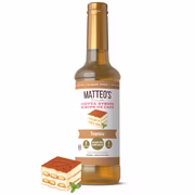 Matteo's sirop aromatisant sans sucre pour café. tiramisu. délicieux sirop de café. 0 calories. 0 sucre. compatible keto (. bouteille unique)