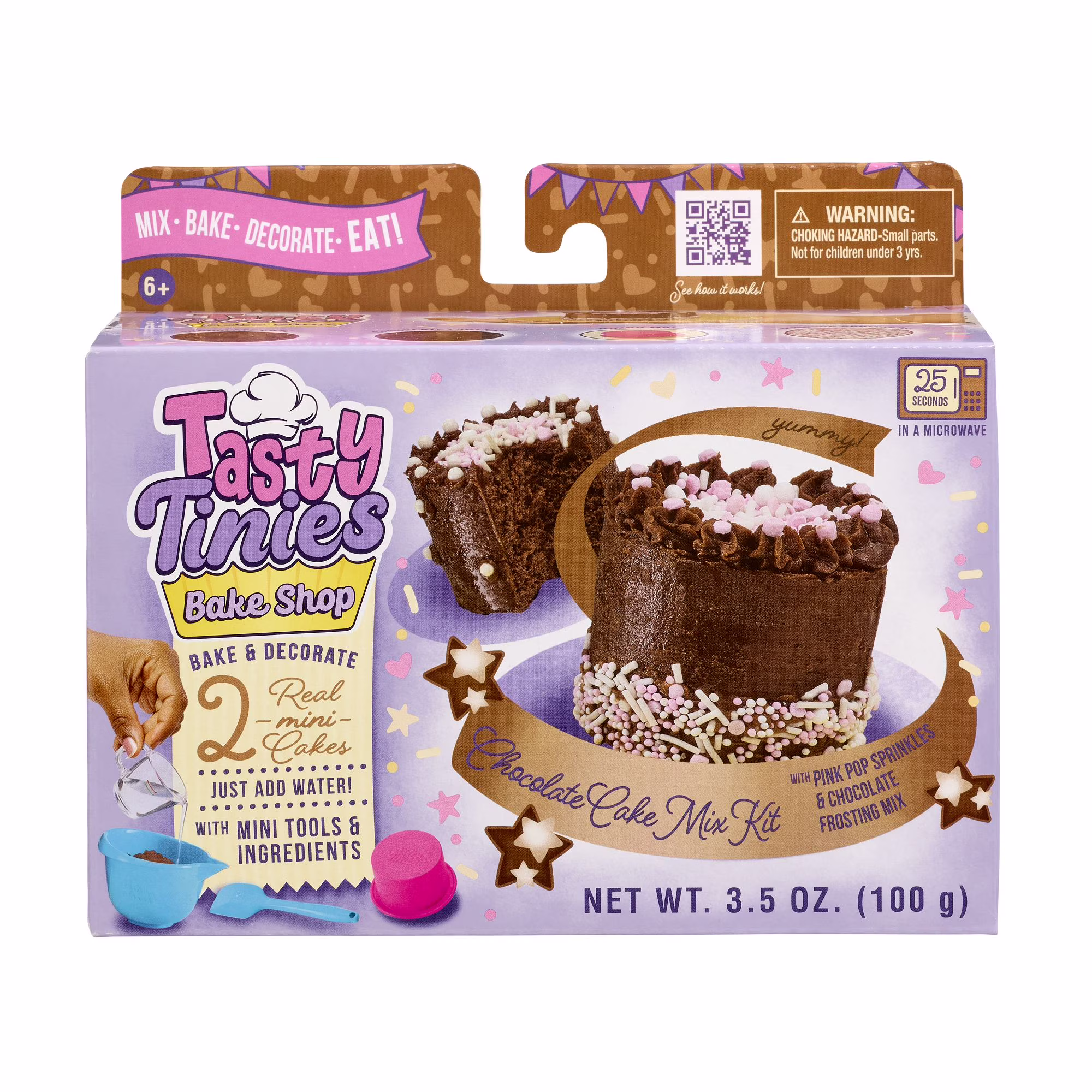 Kit de préparation pour gâteau au chocolat tasty tinies bake shop