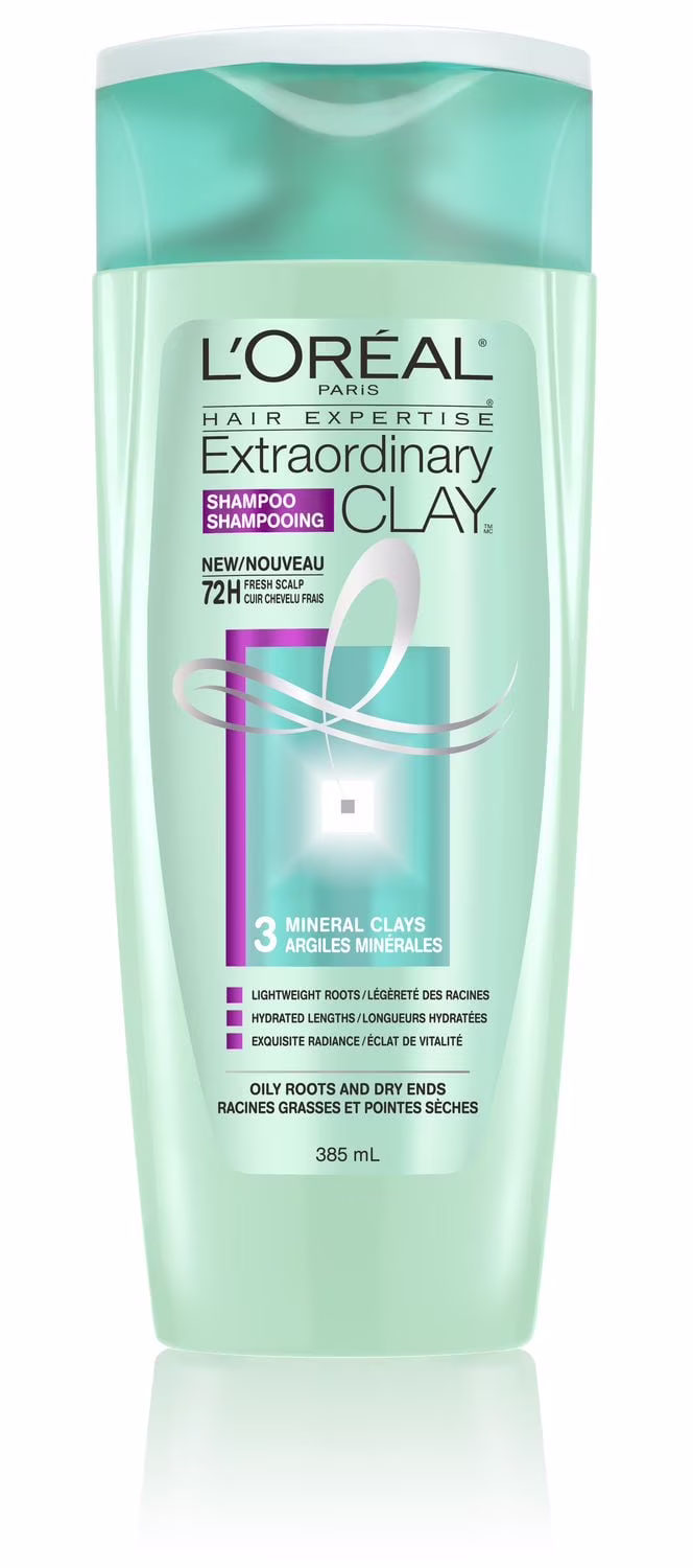 Shampoing extraordinary clay hair expertise de l'oreal paris