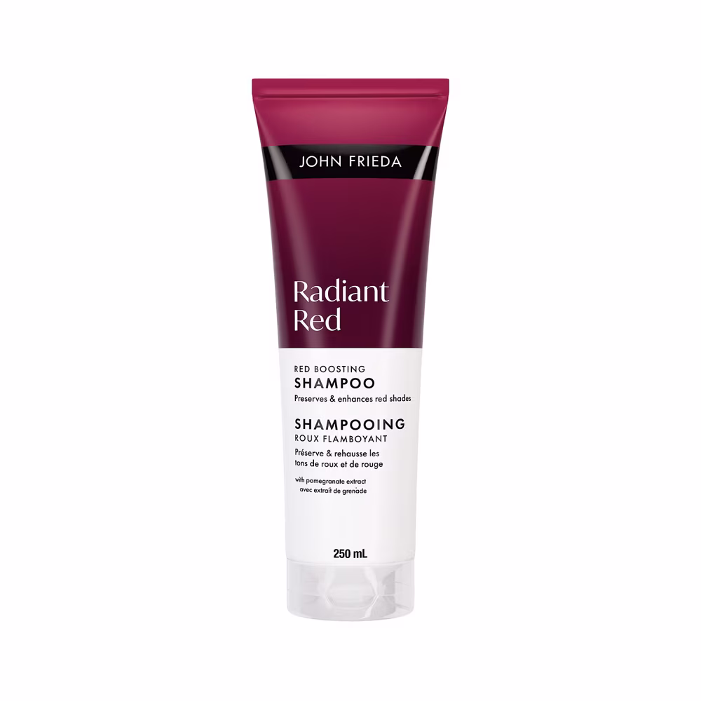 John frieda shampooing rehausseur roux flamboyant pour préserver et protéger les cheveux roux