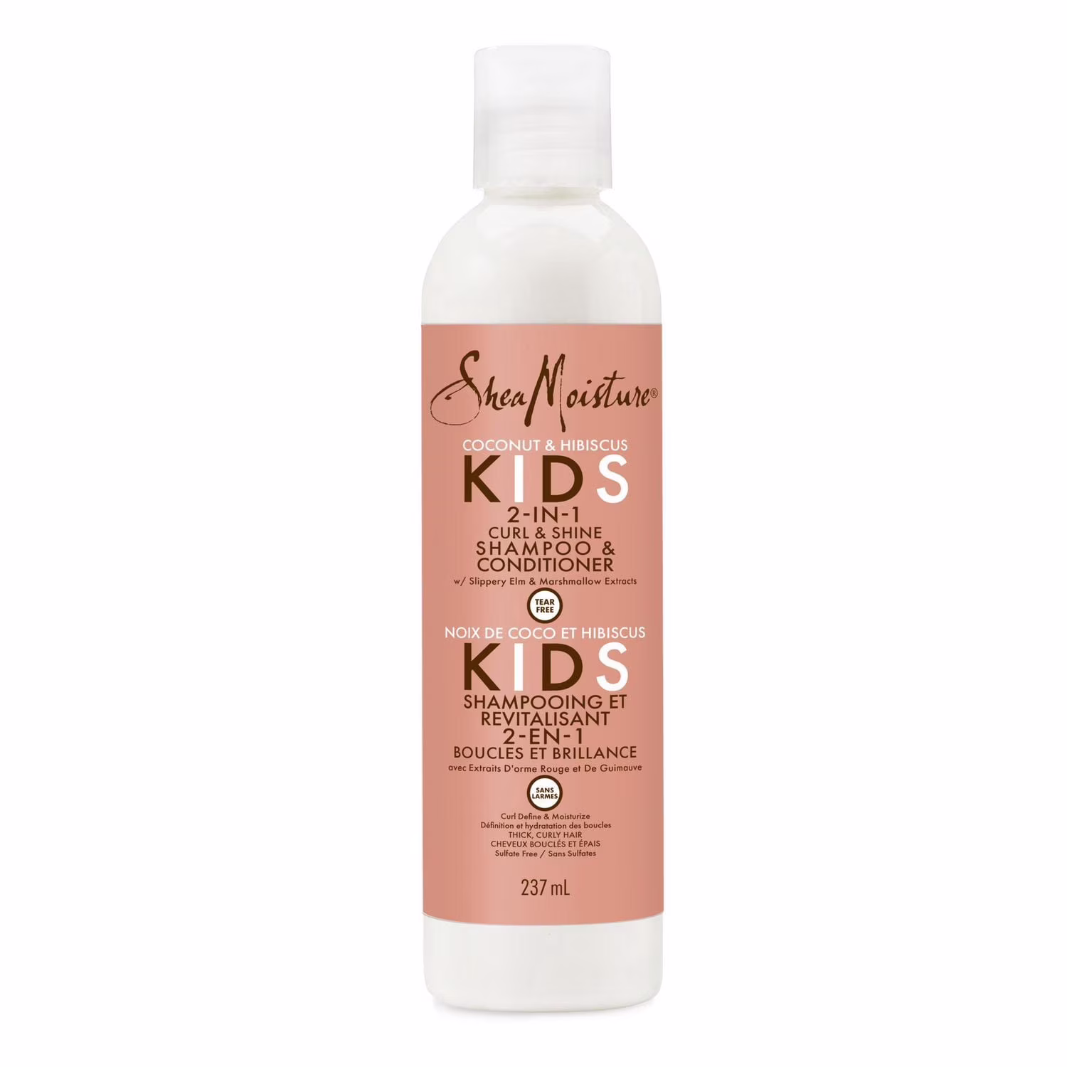 Sheamoisture kids shampooing et revitalisant 2-en-1 boucles et brillance.