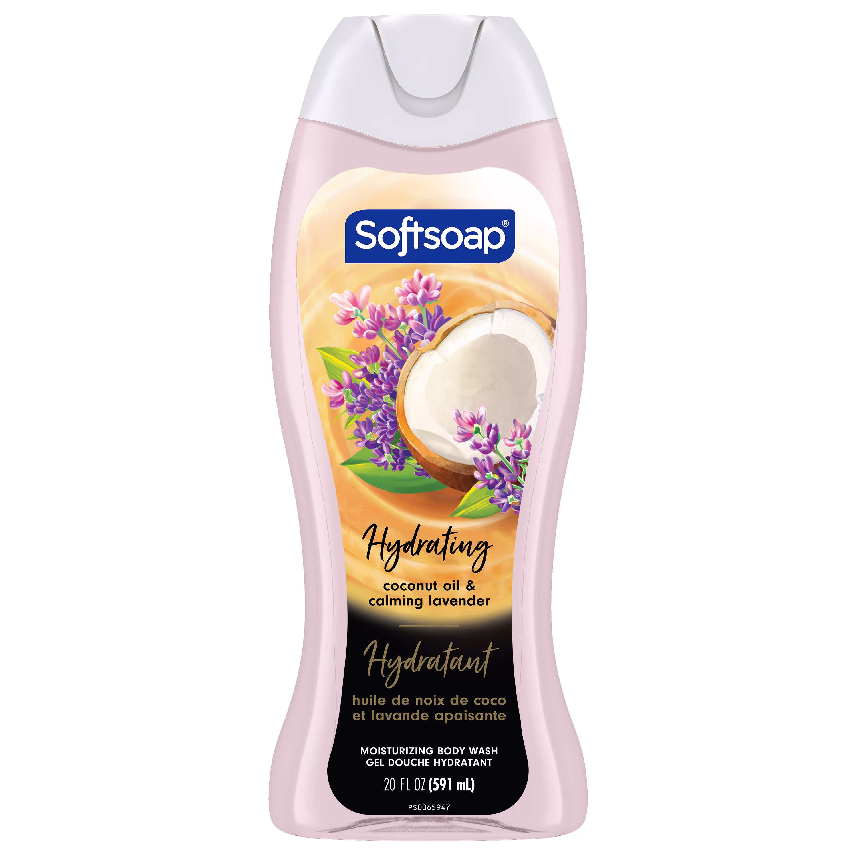 Softsoap moisturizing body wash. luminous oils coconut oil & lavender - 20 ounce