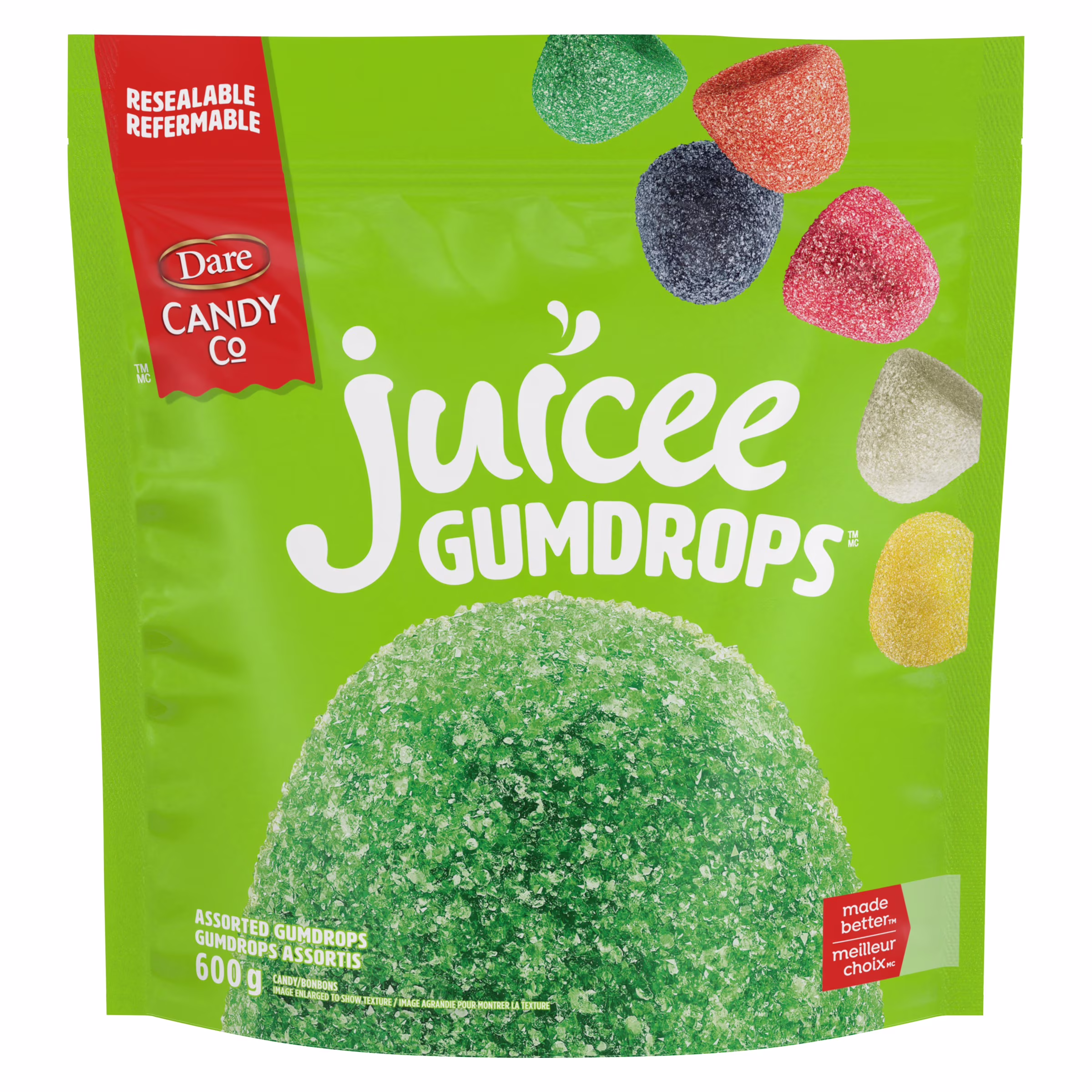 Dare juicee gumdrops candy. gum drops