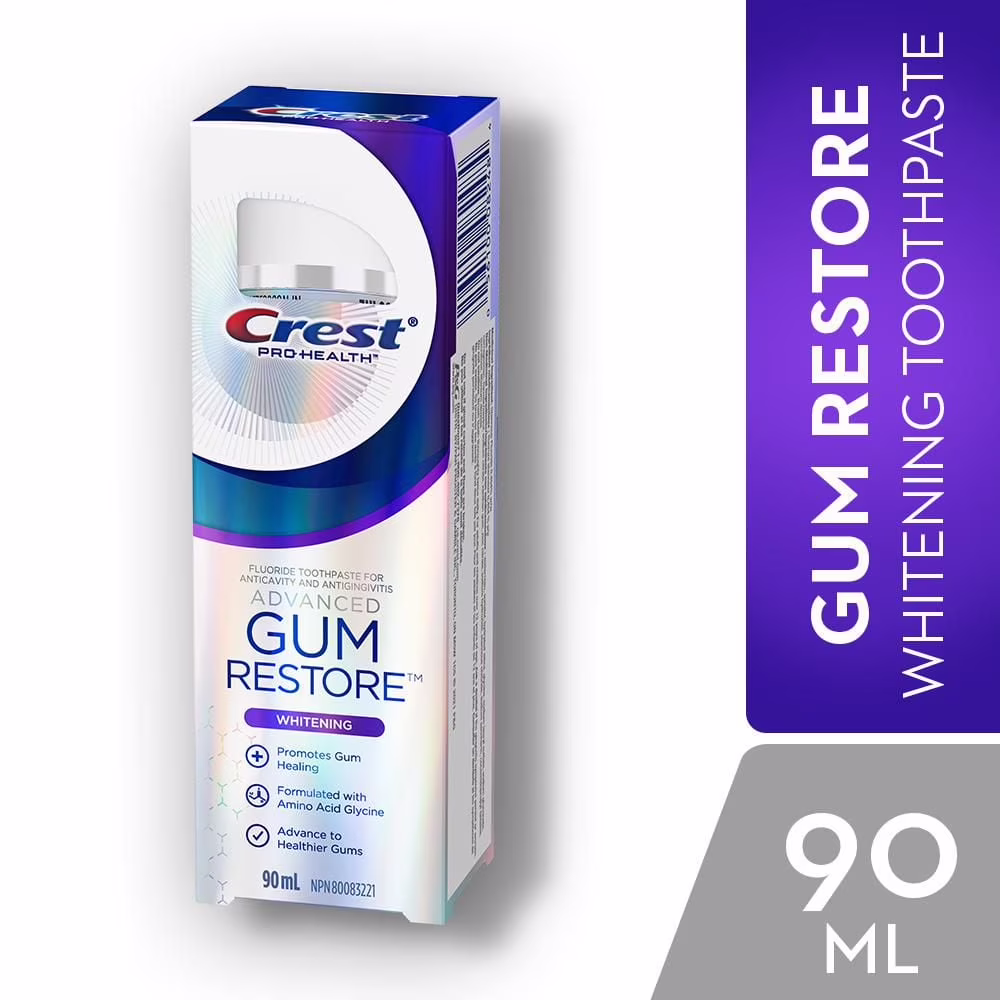 Crest pro-santé avancé restauration des gencives dentifrice. blanchissant