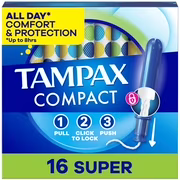 Tampons non parfumés avec applicateur compact en plastique de degré d'absorption Super