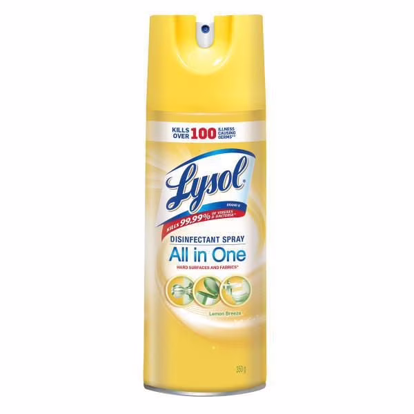 Vaporisateur atérilisante de lysol brise d'agrumes