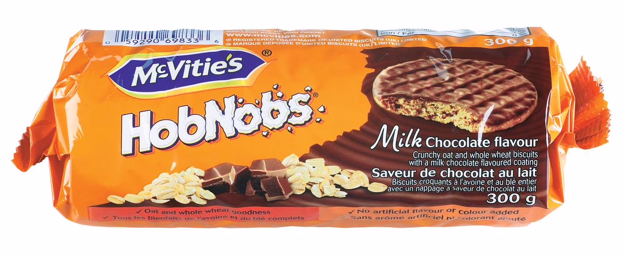 Mcvities biscuits hobnob au chocolat au lait r