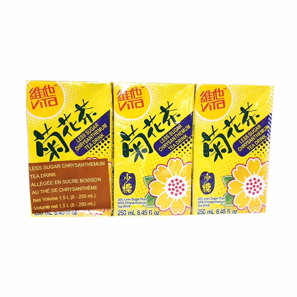 Vita boisson au thé de chrysanthème allégée en sucre