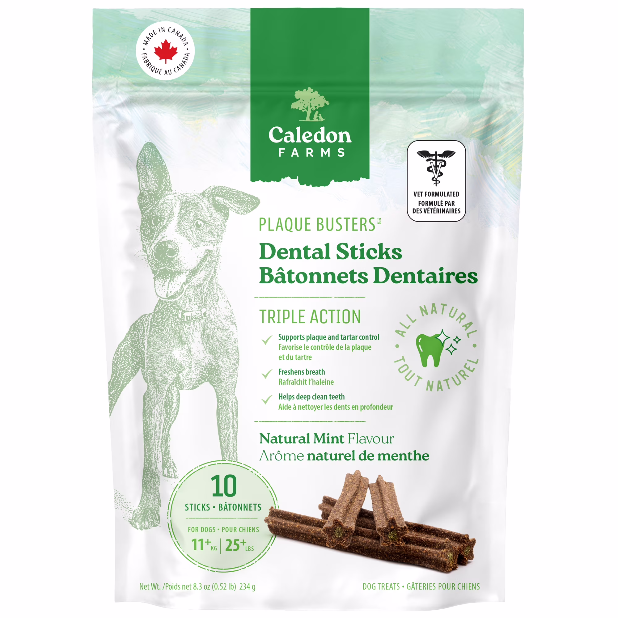 Recette de caledon farms plaque busters à la menthe