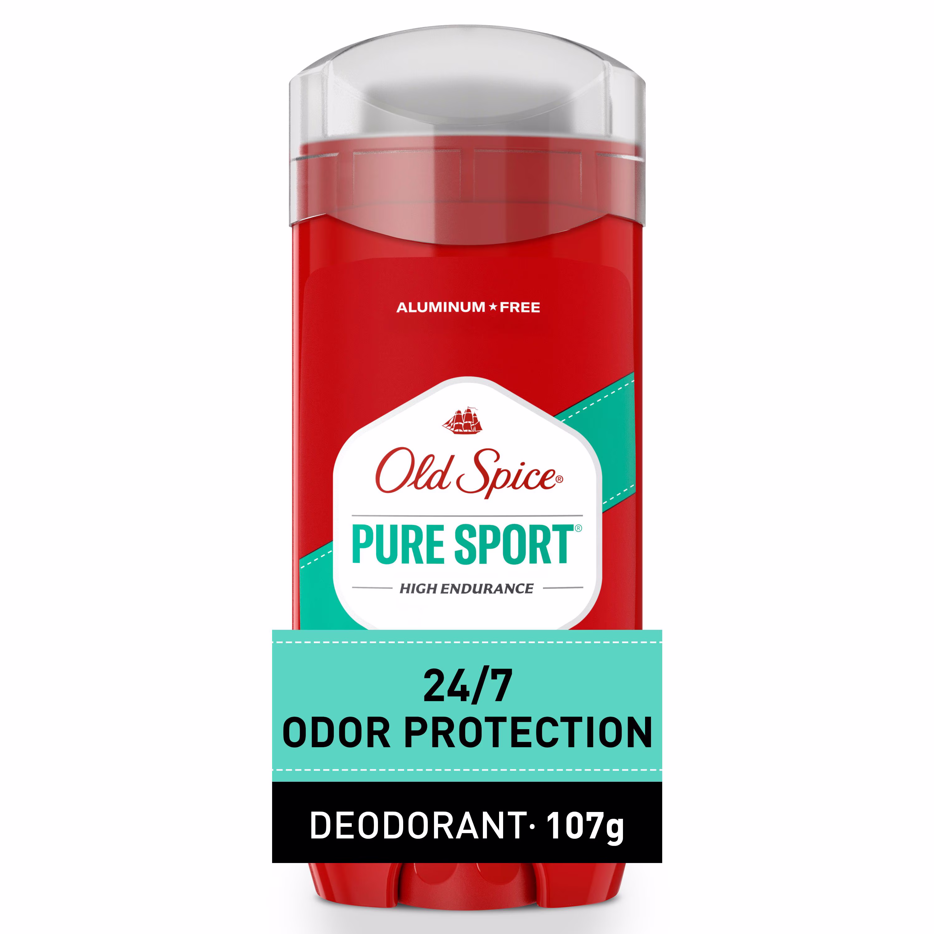 Désodorisant old spice high endurance pour hommes. sans aluminium. parfum pure sport