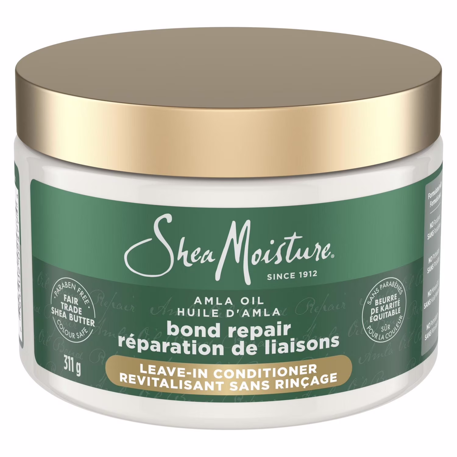 Sheamoisture revitalisant sans rinçage réparation de liaisons huile d'amla.