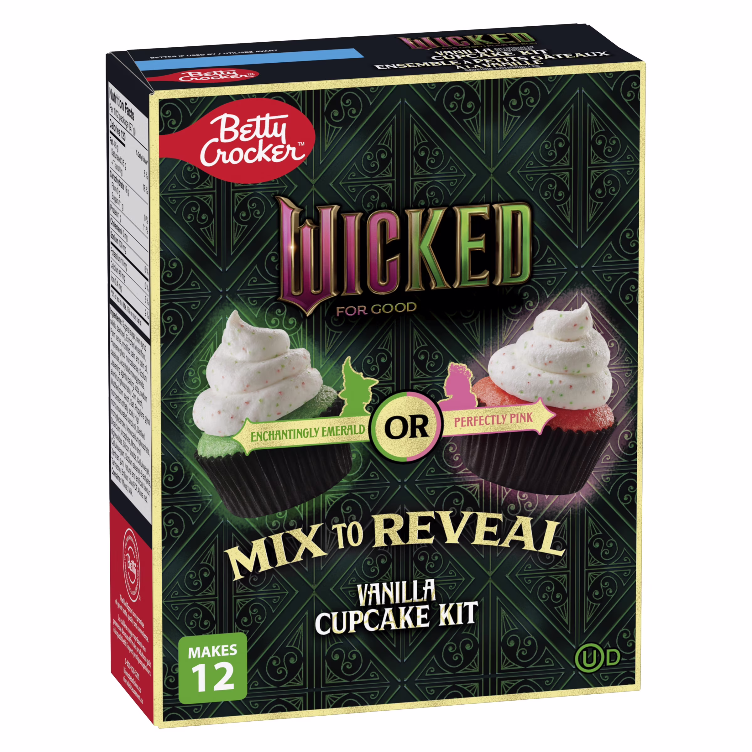 Mélange à cupcakes wicked betty crocker mélange wicked betty crocker pour révéler un mélange de cupcakes à la vanille