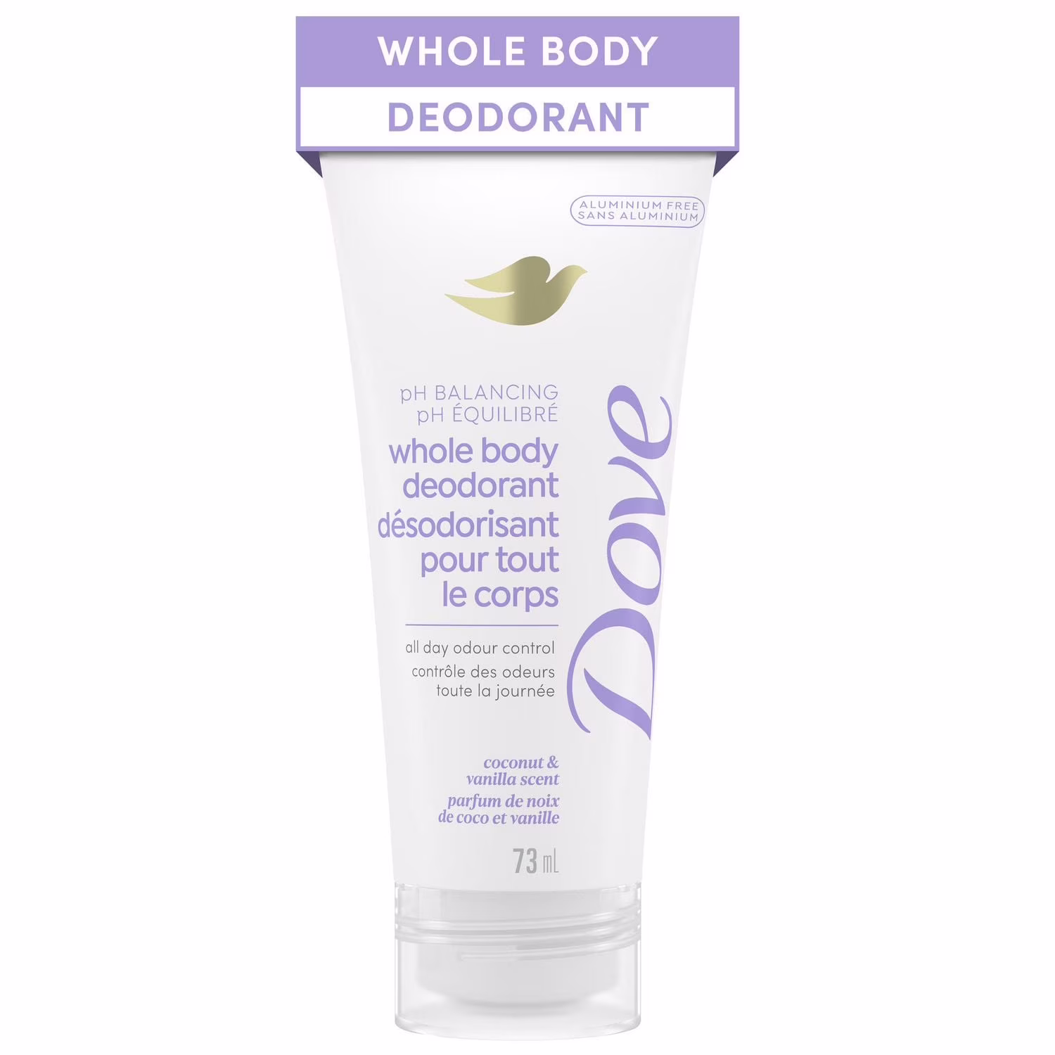 Crème Désodorisante pour Tout le Corps parfum de noix de coco et vanille