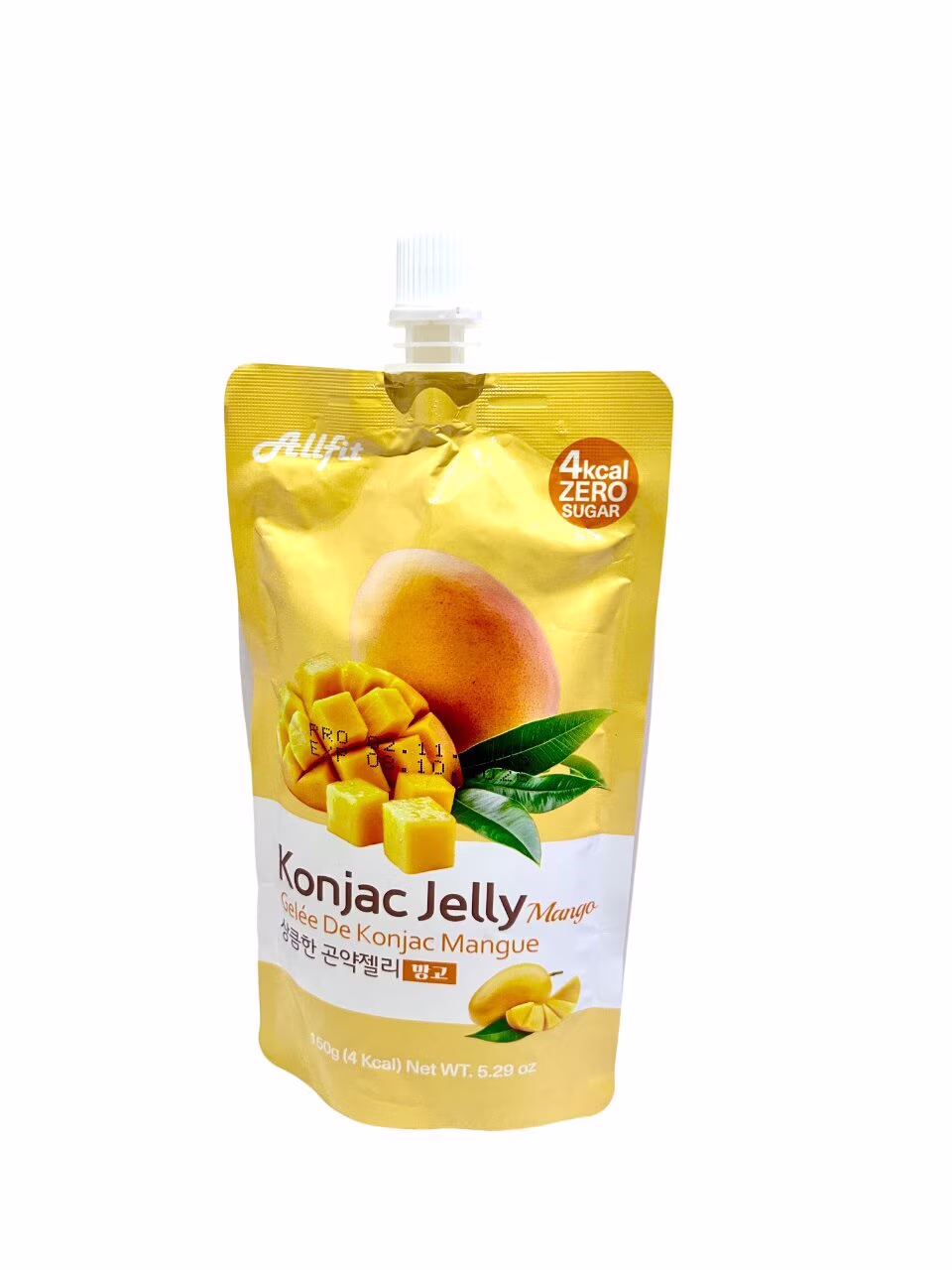 Gelée de konjac allfit à la mangue