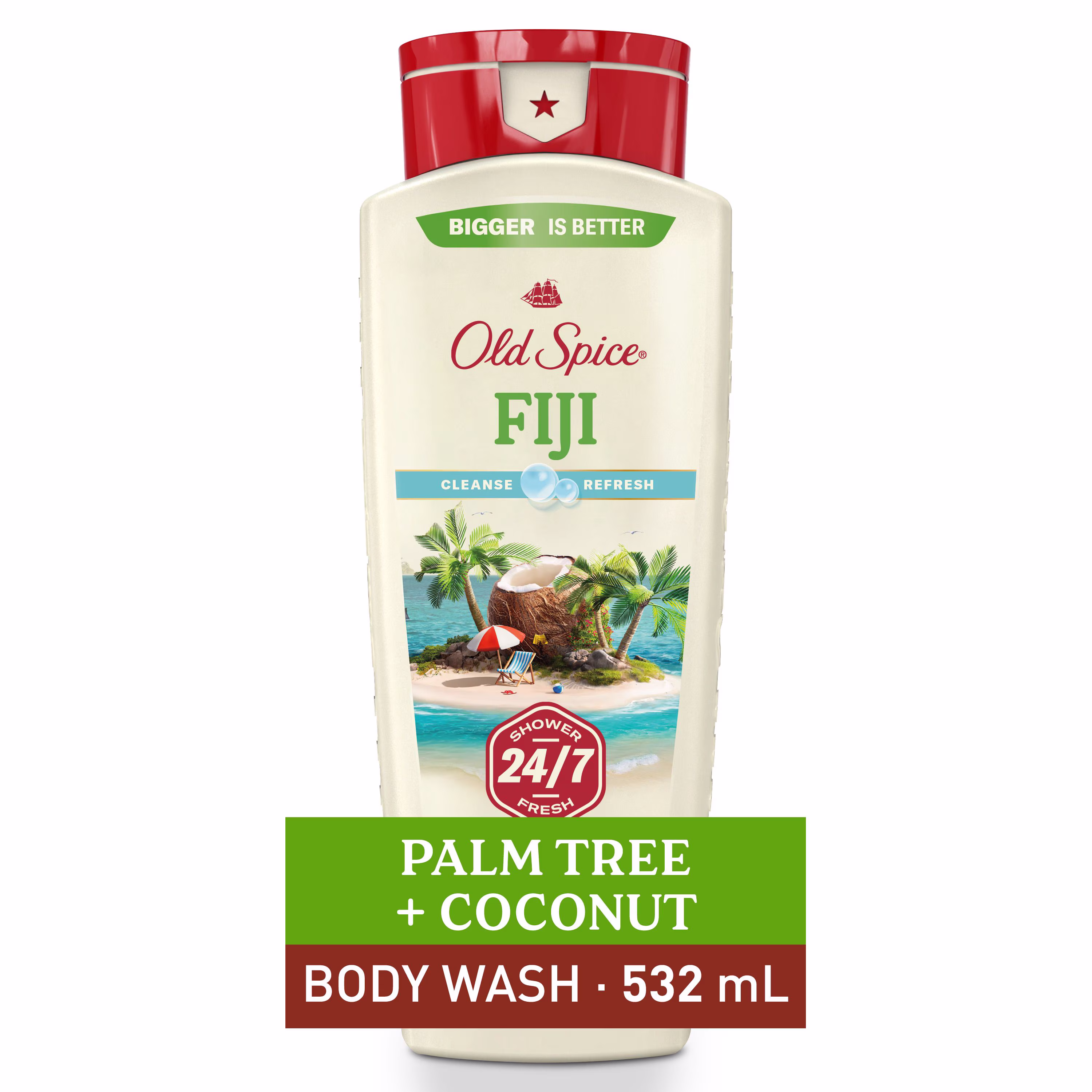 Gel douche Fiji avec palmier